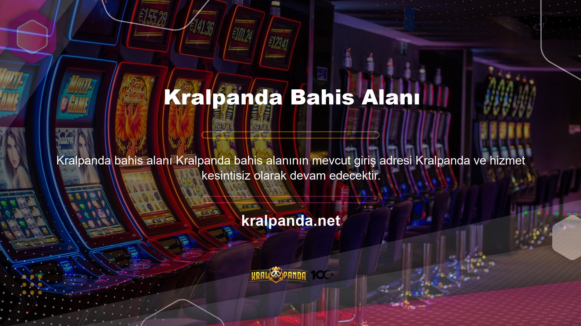 İnternete bağlanabilecek herhangi bir kanaldan Kralpanda bahis sitesine giriş yapabilir ve canlı casino ve canlı spor bahisleri hayalinize bir adım daha yakın hale getirmeye devam edebilirsiniz